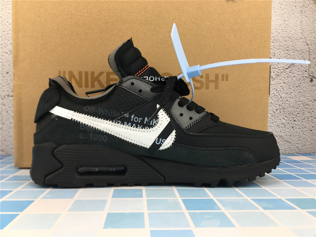 Off-White x Air Max 90 Black AA7293 001